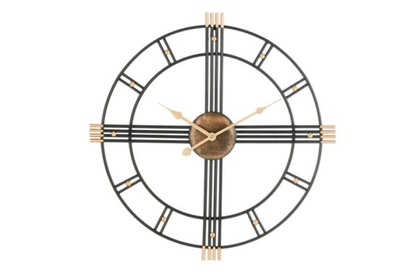 NNEKG Belmont Black Iron Clock (60cm)