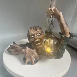 NNETM Undead Illumination: Zombie Garden Statue with Lamp