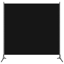 NNEVL 1-Panel Room Divider Black 175x180 cm