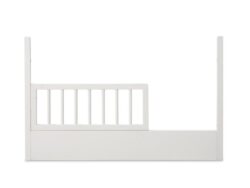Orlando Cot Toddler Bed Half Frame - White