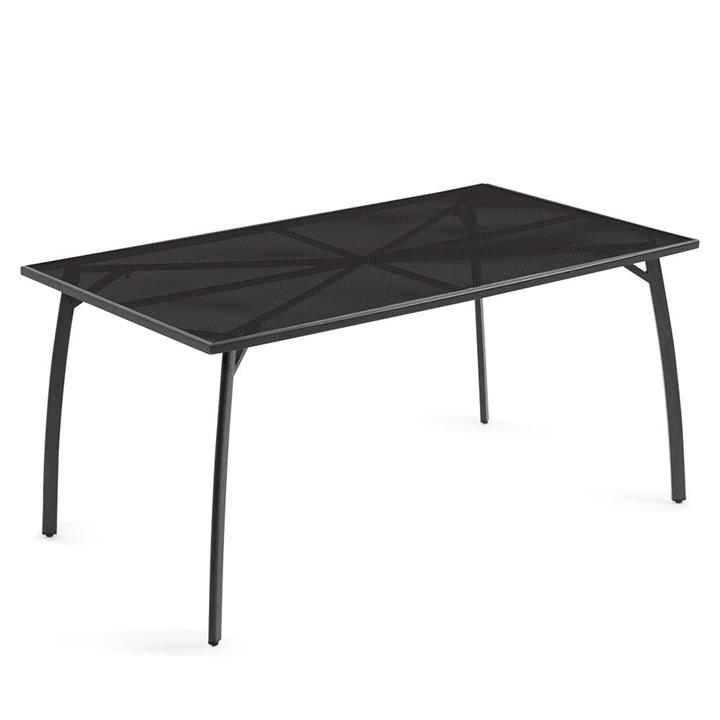 PRE-ORDER FORTIA 150x90cm Outdoor Dining Table, Rectangular, Furniture for Outside with E-coating