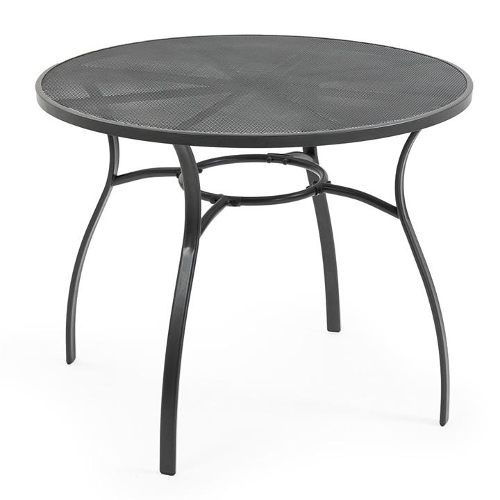 PRE-ORDER FORTIA 95cm Outdoor Dining Table, Round, Furniture for Outside with E-coating