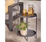 Sol Outdoor Side Table Black