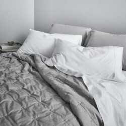 Canningvale Coverlet - Grey, King/Super King, Cotton