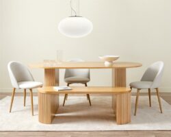 Eve 6 Seater Dining Table - Birch