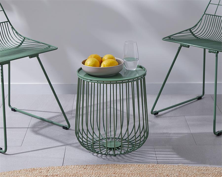 Hunter Outdoor Side Table - Forest Green