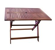 Isle Outdoor Dining Table Brown