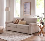 Maine 2 Seater Sofa Bed Neutral
