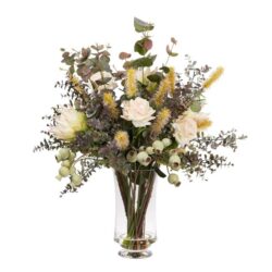 All Round Protea Artificial Faux Plant Flower Decorative Mixed Arrangement