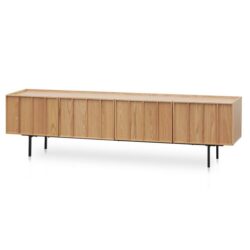 Aniya 2m Wooden TV Entertainment Unit - Natural by Interior Secrets - AfterPay Available