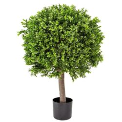 Boxwood Ball 90cm Artificial Faux Plant Tree Decorative In Pot Green