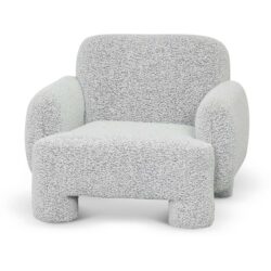 Breda Armchair - Pepper Boucle by Interior Secrets - AfterPay Available