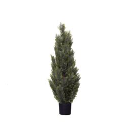 Cypress Pine 120cm Artificial Faux Plant Tree Decorative In Pot Green