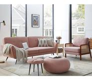 Henrietta 3 Seater Sofa Bed Pink