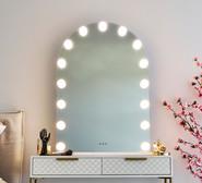 Hollywood 102Cm Arched Vanity Mirror White