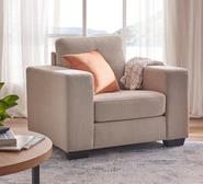 Tivoli Armchair Sofa Neutral 1 Seater