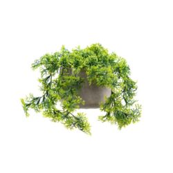 Water Grass 19cm Artificial Faux Plant Decorative In Pot Green