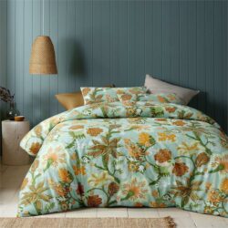 Accessorize Kienze Washed Cotton Printed Quilt Cover Set Queen