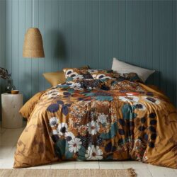 Accessorize Markle Washed Cotton Printed Quilt Cover Set King