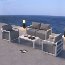 Alfresco Serenity Outdoor Lounge Set White