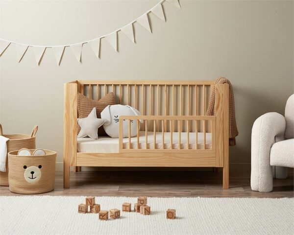 Octavia Cot Toddler Bed Half Frame - Natural