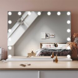 800x620mm Hollywood Vanity Makeup LED Mirror with Bluetooth & USB Charge