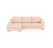 Adaptable 3 Seater Left Chaise Pink