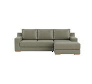 Adaptable 3 Seater Right Chaise Brown
