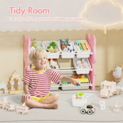 Advwin Kids Toy Storage Organizer Display Shelf