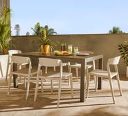 Cohen Outdoor Dining Chair Grey 1 Seater