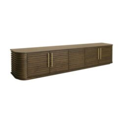 Domenic 2.3m TV Entertainment Unit - Walnut by Interior Secrets - AfterPay Available