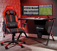 Kids X Rocker Arteon Junior Esports Gaming Office Chair Red