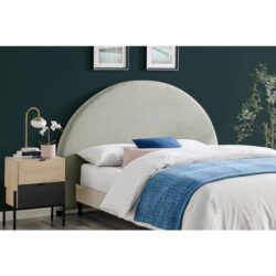 Arch Bed Head Cloud Grey Queen Size - King