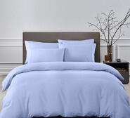 Bamboo Cooling 2000Tc King Quilt Cover Set Blue