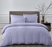Bamboo Cooling 2000Tc Queen Quilt Cover Set Lilac