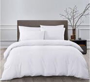 Bamboo Cooling 2000Tc Queen Quilt Cover Set White