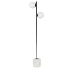 Flo Terazzo Floor Lamp - White by Interior Secrets - AfterPay Available