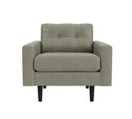 Jazz Armchair With Black Legs Brown 1 Seater