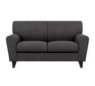 Ruby 2 Seater Sofa With Black Legs Grey
