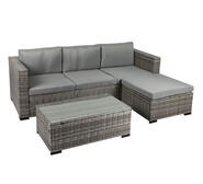 Arosa 3 Seater Outdoor Lounge Set Grey