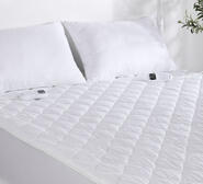 Dreamaker Anti-Allergy Quilted King Electric Throw Blanket White