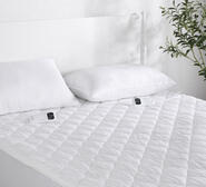 Dreamaker Anti-Allergy Quilted Queen Electric Throw Blanket White