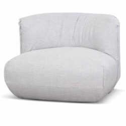 Alita Fabric Lounge Chair - Passive Grey by Interior Secrets - AfterPay Available