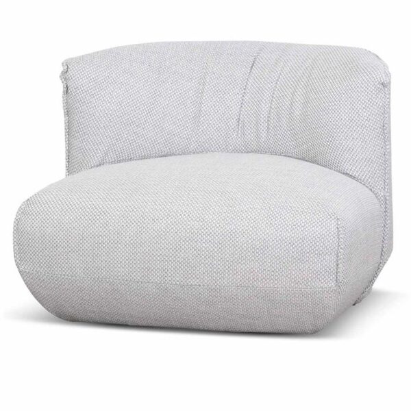 Alita Fabric Lounge Chair - Passive Grey by Interior Secrets - AfterPay Available