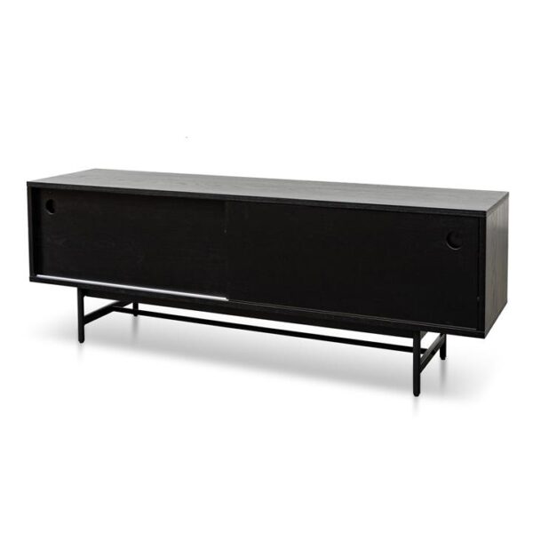 Alvarez 160cm Wooden TV Entertainment Unit - Black by Interior Secrets - AfterPay Available