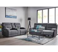Anderson 2 Seater Electric Recliner Grey