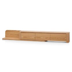 Anna Extendable TV Entertainment Unit - Natural Oak by Interior Secrets - AfterPay Available