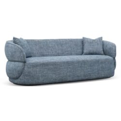 Arima 3 Seater Sofa - Moss Blue by Interior Secrets - AfterPay Available