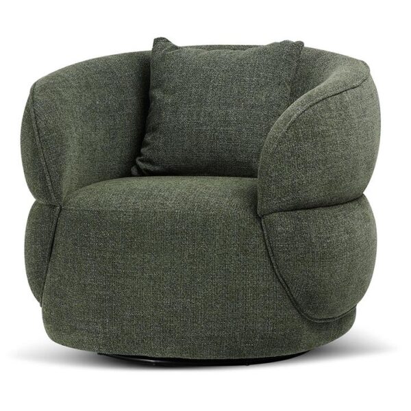 Arima Swivel Armchair - Moss Green by Interior Secrets - AfterPay Available