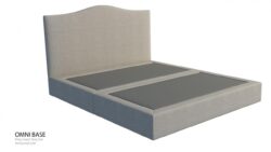 Artisan custom bed with choice of standard base